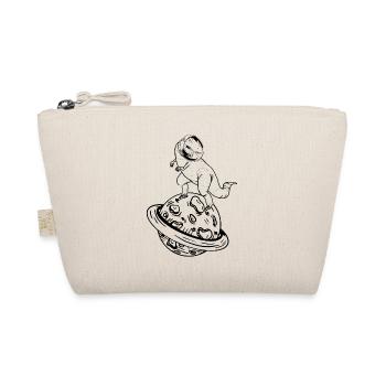 Astronaut Dino Astronaut Aerospace Astronaut Dinos - Organic Pouch - nature - Front