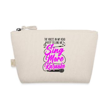 Karaoke Singer The Voices In My - Organic Pouch - nature - Front