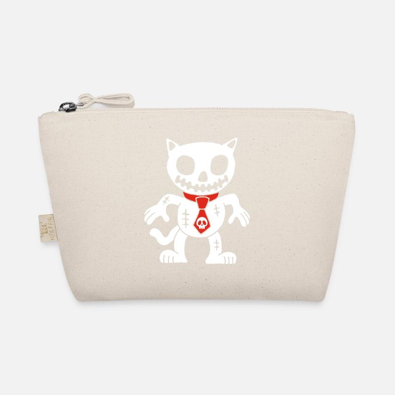 White cat voodoo doll Organic Pouch
