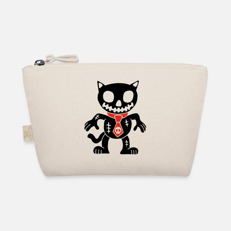 Black cat voodoo doll Organic Pouch