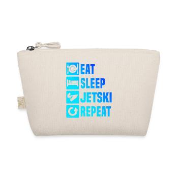Men's Jetski Jet Ski Riding Water Sports Jetskiing - Organic Pouch - nature - Front
