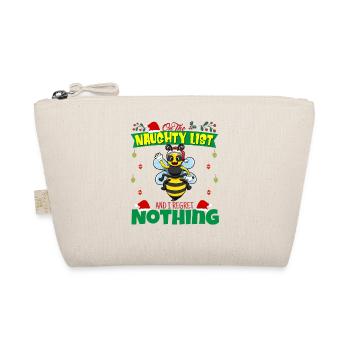Sur la liste coquine et je ne regrette rien Père Noël - Trousse biologique - nature - Devant