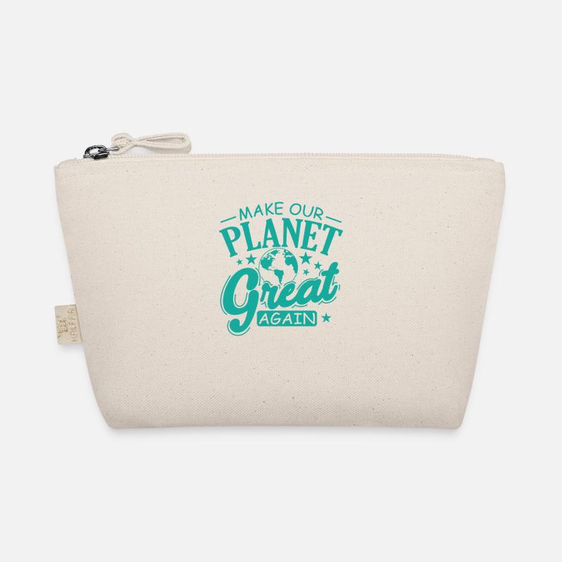 Make Our Planet Great again Planet Erde Bio-Täschchen