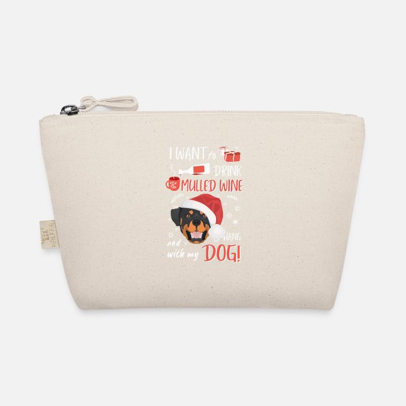 Rottweiler mulled wine Christmas Organic Pouch