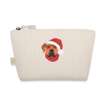 Rhodesian Ridgeback Merry Christmas - Organic Pouch - nature - Front