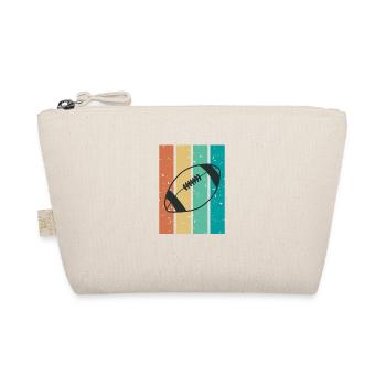 Rugby team sport retro - Organic Pouch - nature - Front