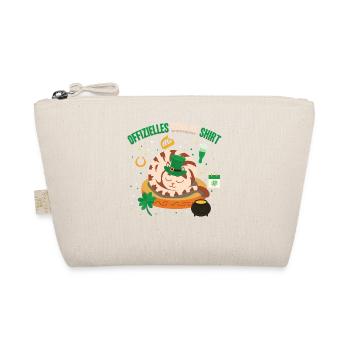 Official Sleep Shirt Sleepy Cat St. Patrick's - Organic Pouch - nature - Front