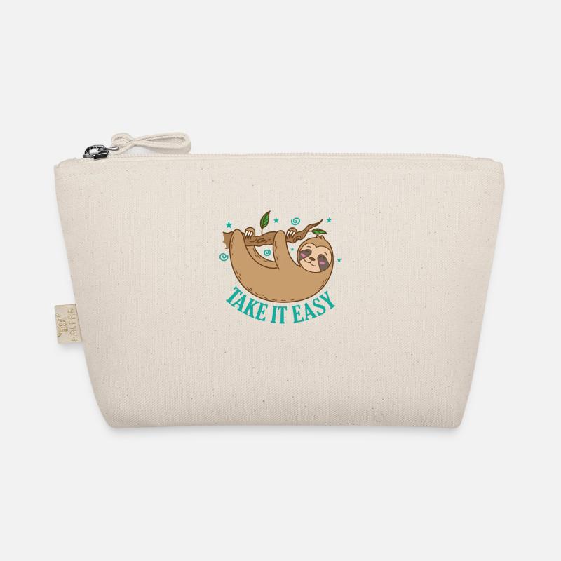 Take it Easy Sloth Lazy Nature Organic Pouch