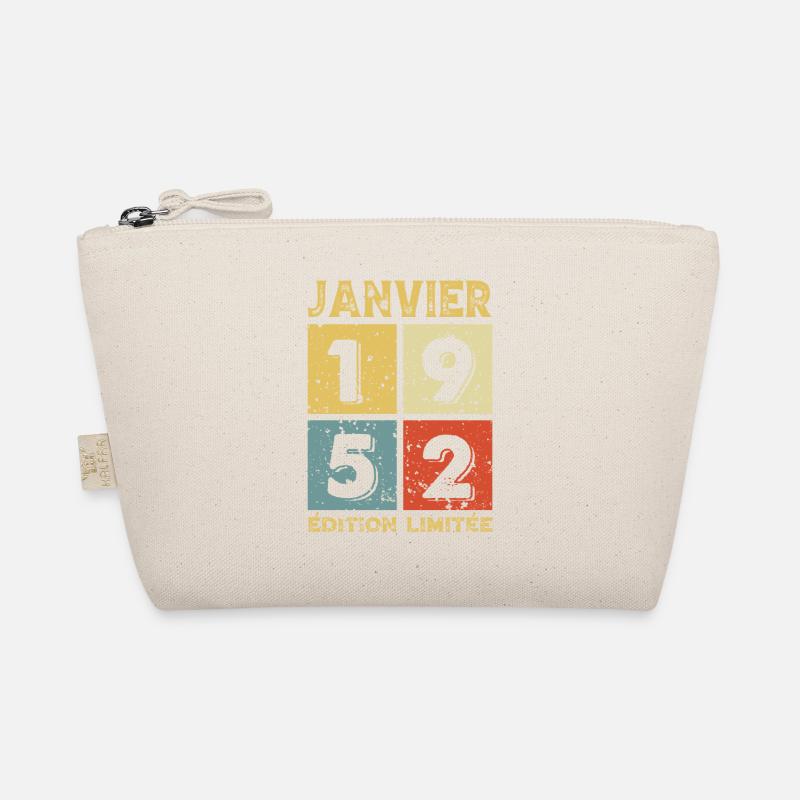 Anniversaire Vintage Idée Cadeau Janvier 1952 Trousse biologique