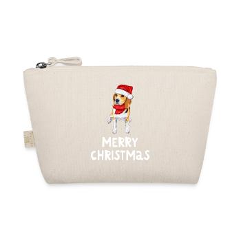Merry Christmas Funny Christmas Shirt - Organic Pouch - nature - Front