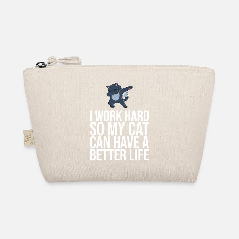 Dabbing Cat Funny Cat Trousse biologique