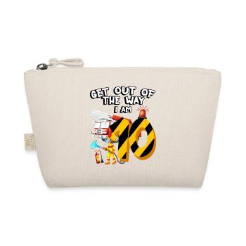 Fire engine firefighting I am 10 years old - Organic Pouch - nature - Front