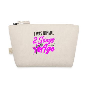 Karaoke Singer I Was Normal 2 - Organic Pouch - nature - Front