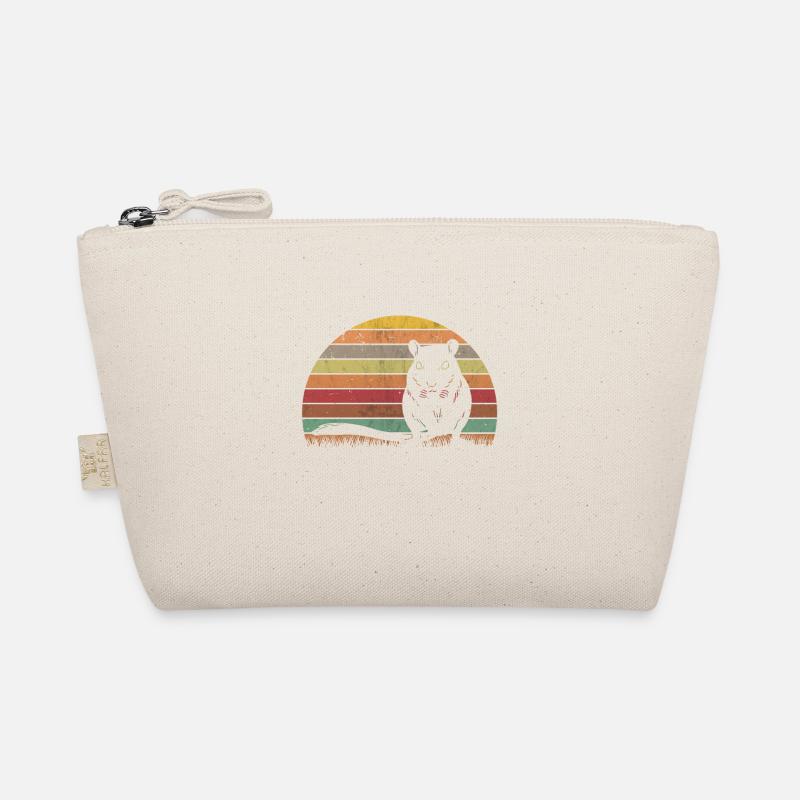 Gerbille Retro Racing Rat Vintage Gerbille Trousse biologique