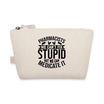 Funny Pharmacist Pharmacy Gift Profession - Organic Pouch - nature - Front
