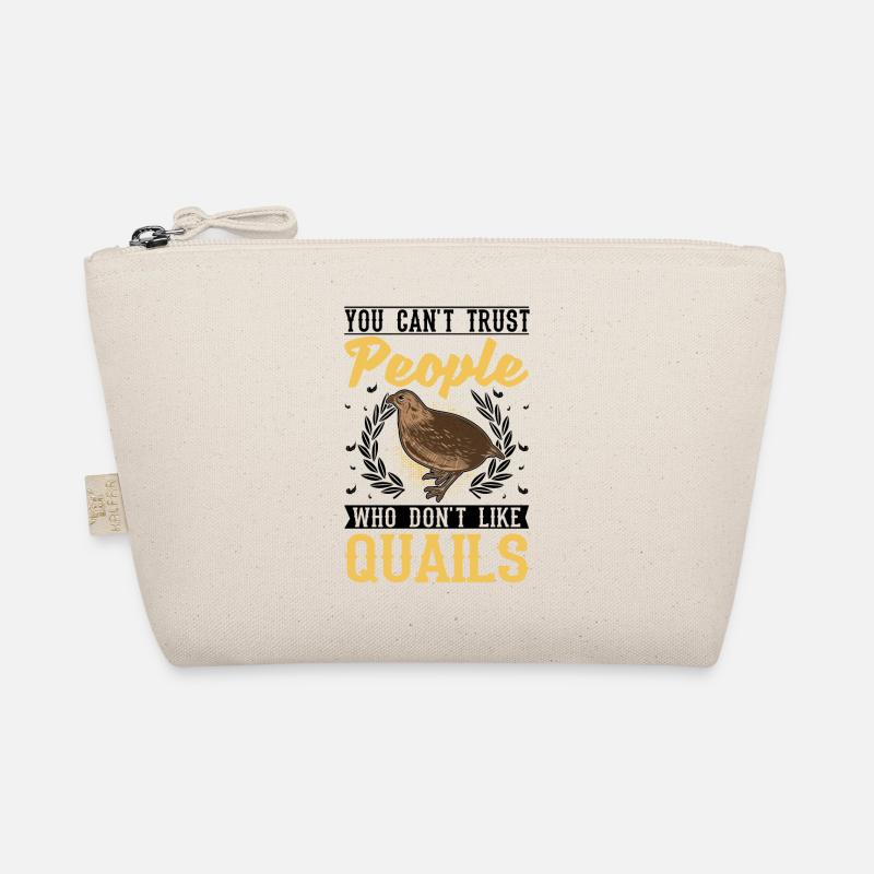 Quail Gift Quail Breeder Organic Pouch