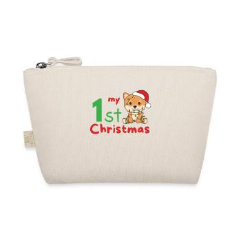 Shiba Inu Christmas Dogs mon 1er Noël - Trousse biologique - nature - Devant