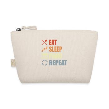 Eating Sleeping Piano Repeat - Organic Pouch - nature - Front