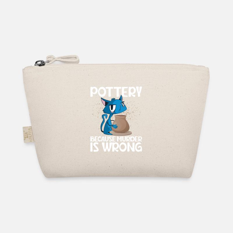 Pottery Because Murder Is Wrong Ceramics Artist Cl Bio-Täschchen