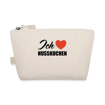 Ich liebe Nusskuchen - Bio-Täschchen - Natur - Vorne