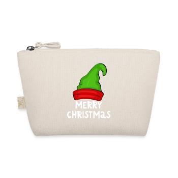 Merry Christmas Funny Christmas Shirt - Organic Pouch - nature - Front