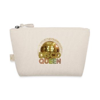 Disco Queen Seventies 70s Costume Themed Vintage - Organic Pouch - nature - Front