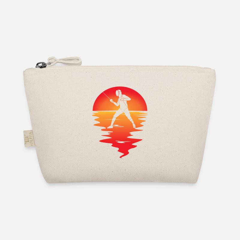 Escrime épée escrime rétro sunset fencer Trousse biologique