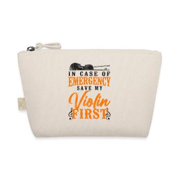 Violon Violoniste Vintage In Case - Trousse biologique - nature - Devant