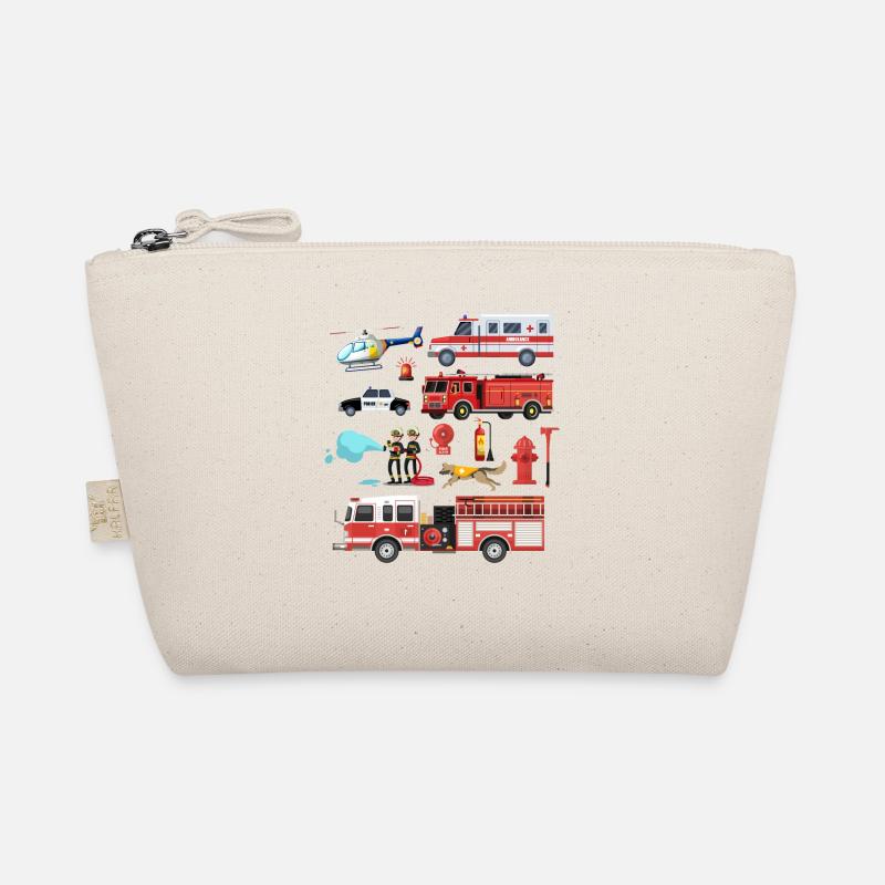 Fire Engine Rescue Firefighter Firefighter Organic Pouch