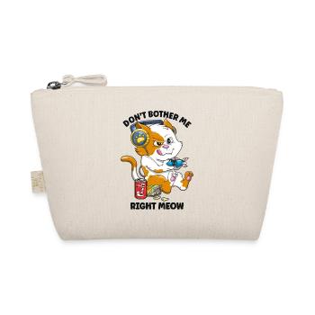 Funny Gaming Cat Lover Kids Boys Girls Kawaii - Organic Pouch - nature - Front