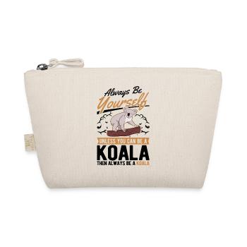 Always be yourself Koala - Organic Pouch - nature - Front