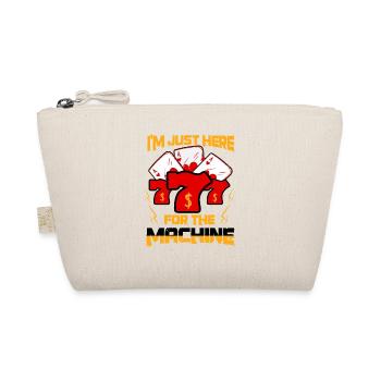 Casino Gambling Slot Machine Card Game - Organic Pouch - nature - Front