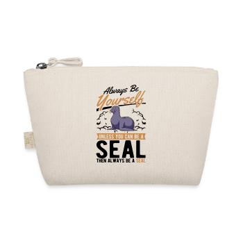 Cadeau de phoque Lion de mer Phoque Lion de mer - Trousse biologique - nature - Devant
