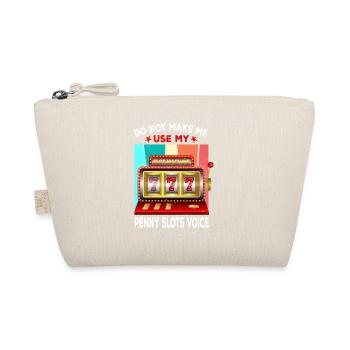 Casino Gambling Slot Machine Card Game - Organic Pouch - nature - Front