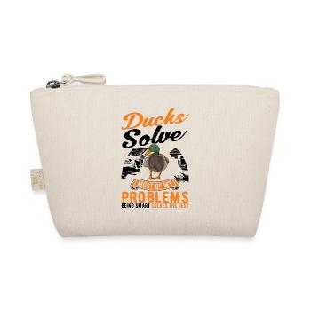 Duck Gift Duck Duck Breeder - Organic Pouch - nature - Front