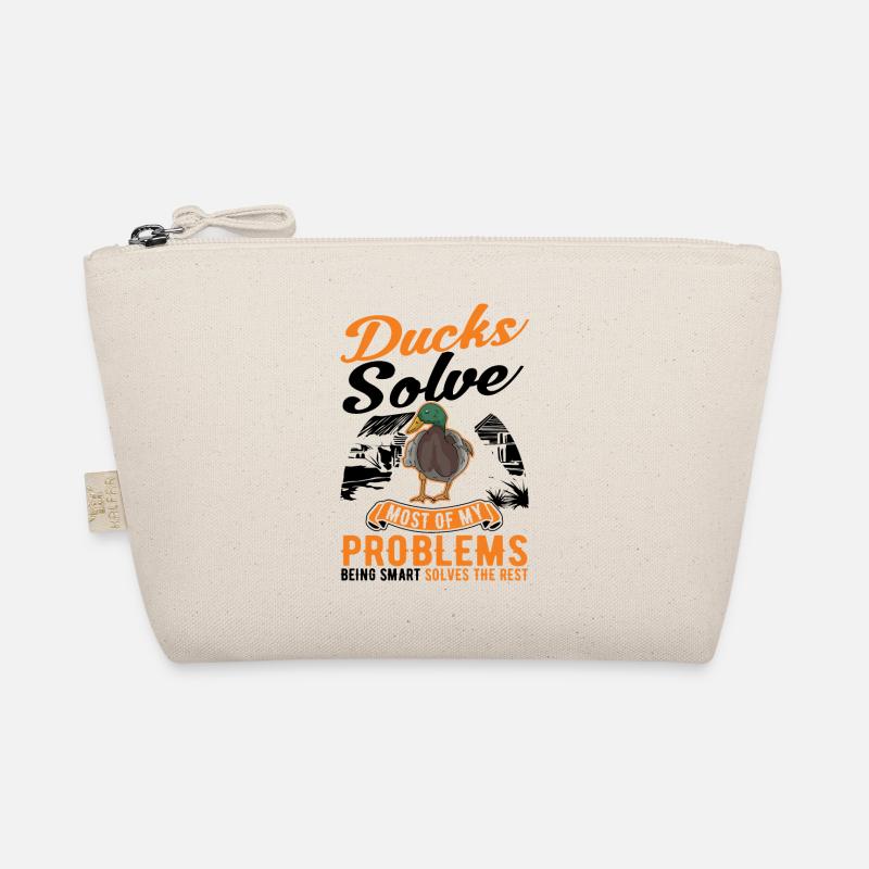 Enten Geschenk Duck Entenzüchter - Bio-Täschchen - Natur