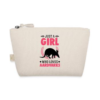 Aardvark Girl Aardvark - Organic Pouch - nature - Front