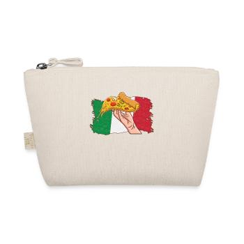 Italian Pizza Lover Italy Flag Italian Fast Food - Organic Pouch - nature - Front