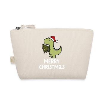 Merry Christmas Funny Christmas Shirt - Organic Pouch - nature - Front