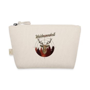 Waidmannsheil Jäger Jägerin Jägergruß Hirsch Wald - Bio-Täschchen - Natur - Vorne