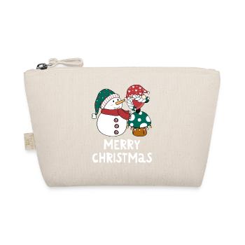 Joyeux Noël Drôle de Chemise de Noël - Trousse biologique - nature - Devant