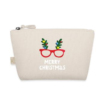 Joyeux Noël Drôle de Chemise de Noël - Trousse biologique - nature - Devant