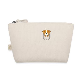 Jack Russell chiens mignons dans la poche de poitrine - Trousse biologique - nature - Devant
