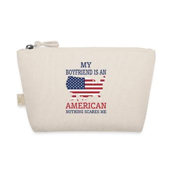 Nichts macht mir Angst Mein Freund ist Amerikaner - Bio-Täschchen - Natur - Vorne