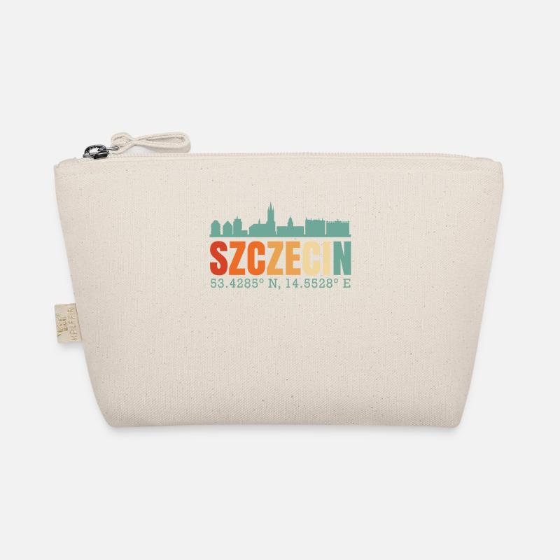 Szezecin Polen Skyline Bio-Täschchen