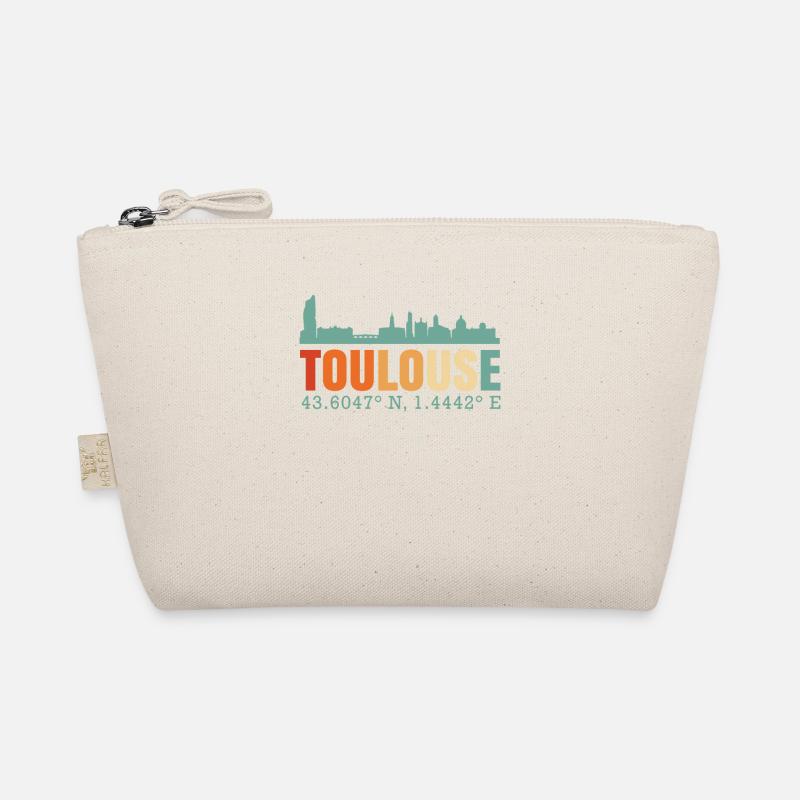 Toulouse Frankreich Skyline - Bio-Täschchen - Natur