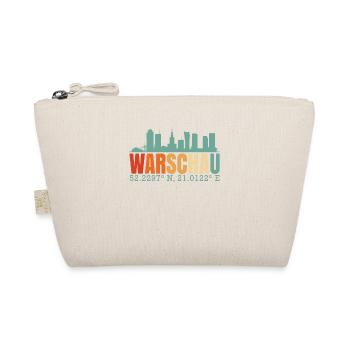 Warsaw Poland Skyline - Organic Pouch - nature - Front