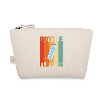 Water Bottel Flipping Geschenk Flaschendrehen - Bio-Täschchen - Natur - Vorne