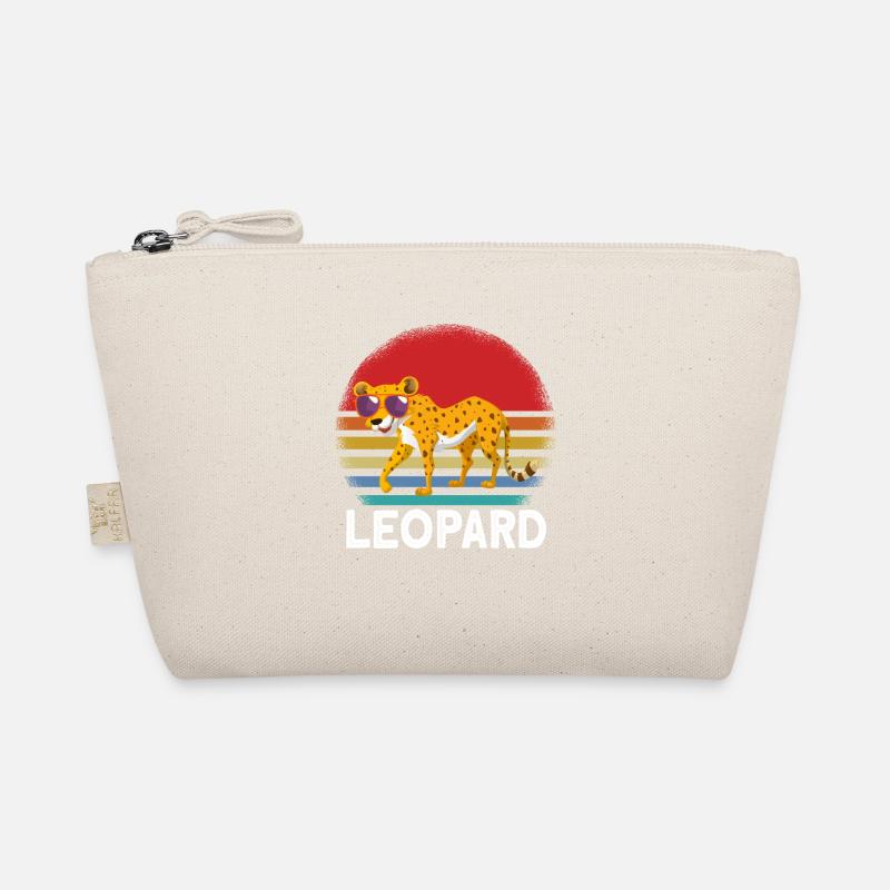 Leopard Sunglasses Organic Pouch
