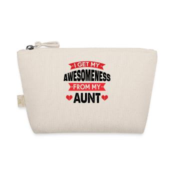 Crazy Aunt Saying - Organic Pouch - nature - Front